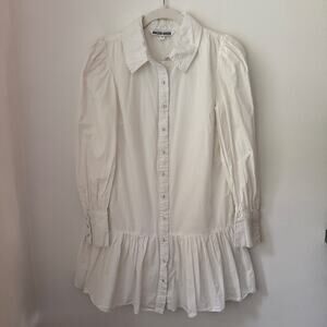 Walter & Baker Tara Tiered Cotton Dress Sz Small